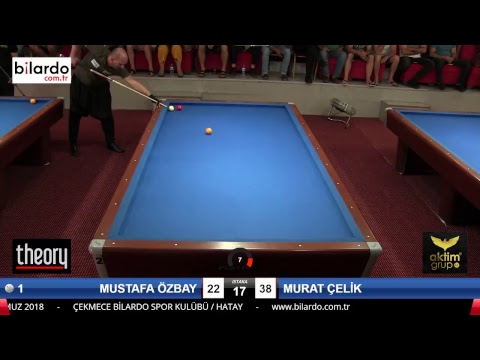 MUSTAFA ÖZBAY & MURAT ÇELİK Bilardo Maçı - HATAYIN ANVATANA KATILIŞ KUPASI-4. Tur