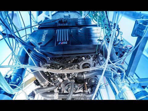 The all new BMW M TwinPower Turbo 6 cylinder engine 510 PS  600 Nm