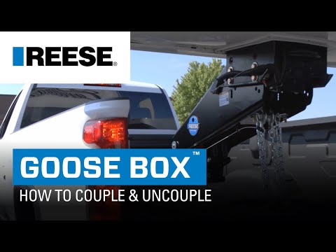 REESE Goose Box - How To Couple & Uncouple From the Tow Vehicle - RV Gooseneck Adapter - 94920