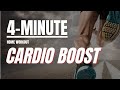 4 Minute Cardio Burn Twice The Energy In Half The Time Fitness Homeworkout Cardio