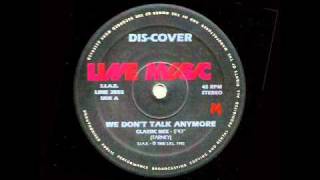 DIS COVER   WE DON'T TALK ANYMORE