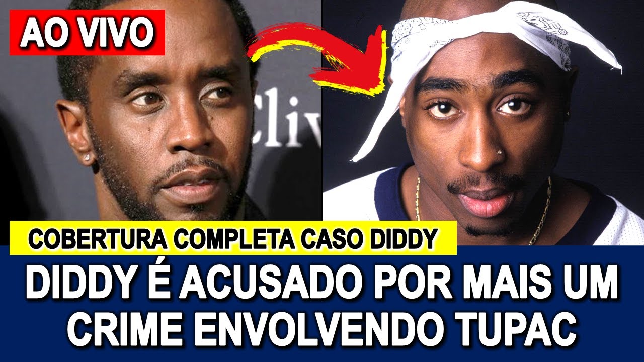 🔴 CASO DIDDY: Diddy recebe novas acusações pesadíssimas envolvendo Tupac, veja detalhes!