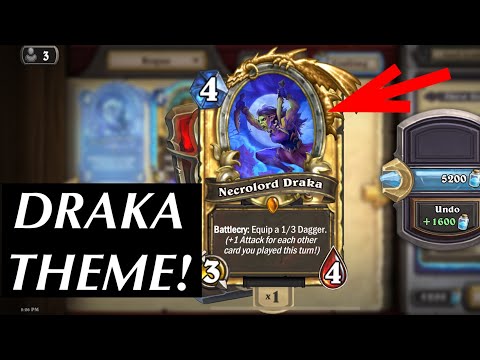 NECROLORD DRAKA Theme, Voice Line, & Golden Animation!