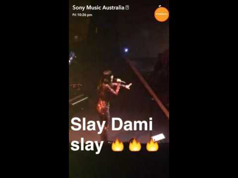 Dami Im Chatswood concert - Sony Music Australia SnapChat
