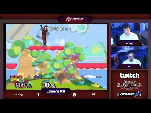 EVO SSBM Sponsorship 2014 - Losers R3 - Pi (Samus) vs. Gravy (C. Falcon) - SSBM