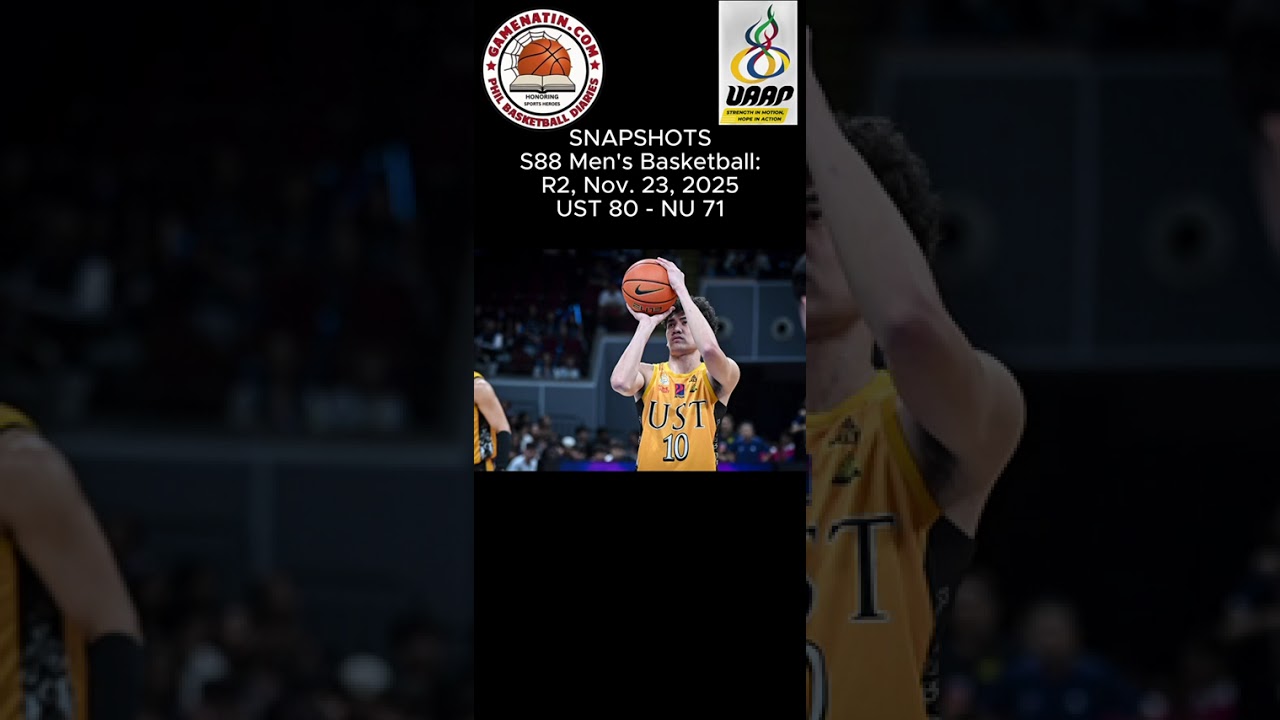 Snapshots: Men's Basketball - UST 80 - NU 71