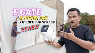 EGate ATOM 3X Projector REVIEW ! Best Budget Projector Under 7000 Rupees
