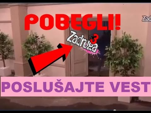 NOVO BEKSTVO iz Zadruge / Posle haosa B E S N I na produkciju #zadruga #zadrugainfo
