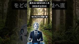 【2026年5月9日】 AIの進化が産業と社会を変える！注目の最新トピック6選  #aiニュース