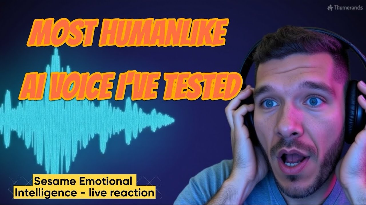 Thumbnail for Blind Reaction to Sesame's Conversational Voice Models Maya and Miles