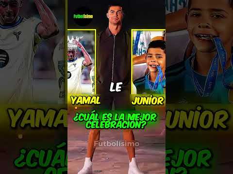Ronaldo Jr vs Yamal en celebraciones 🤯🥶