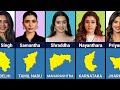 Birth State Of Famous Indian Actresses