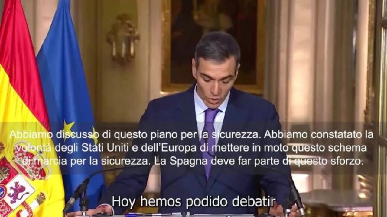 Sanchez: Spagna è parte della Coalizione dei Volenterosi per la sicurezza in Ucraina