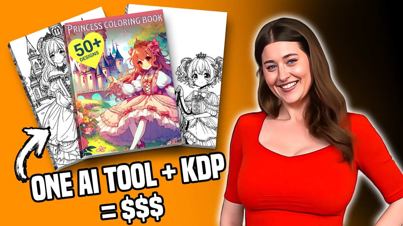 Using One Ai Tool to Create a Kids Coloring Book for Amazon Kdp (make Money Online 2024)
