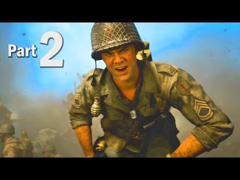 Call of Duty WW2 Walkthrough Gameplay Part #2 - Campaign Mission 3 + 4 (COD 2017)