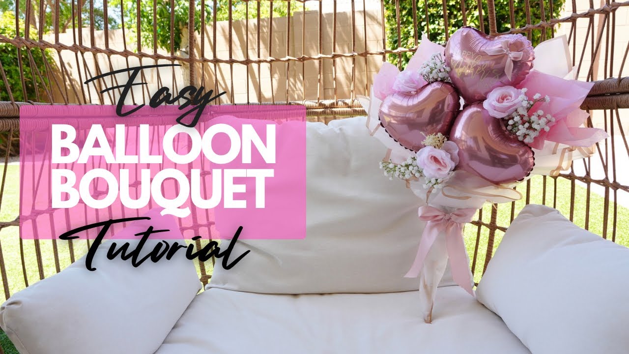 DIY Balloon Bouquet Tutorial | Balloon Gift Ideas 🌸