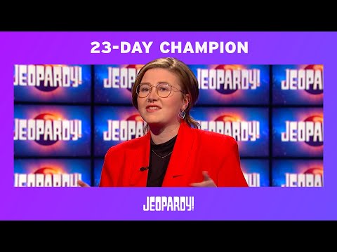 Mattea Roach’s Incredible Jeopardy! Streak Ends After 23 Wins | JEOPARDY!