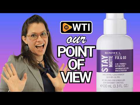 Rimmel London Stay Matte Fix & Go - 001 Transparent - 2-in-1 Primer & Setting Spray - WTI product video review