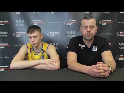 CEYBL U17 - Press conference, 25.2.2023, ORLEN Akademia BM Stal - Frankonia Nürnberg