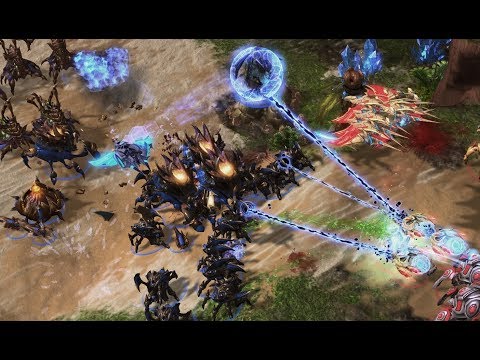 Serral (Z) v ShoWTimE (P) on Cyber Forest - StarCraft 2 - Legacy of the Void 2019
