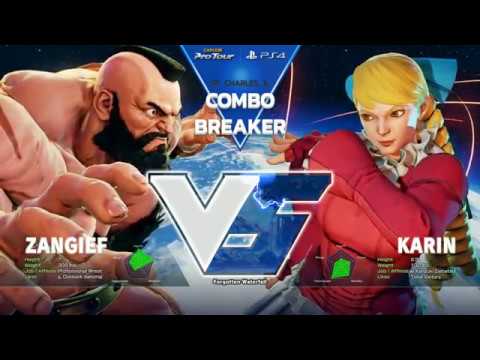SFV: CYG BST Snakeyez vs. Echo Fox JWong - Combo Breaker 2017 Top 8 - CPT 2017