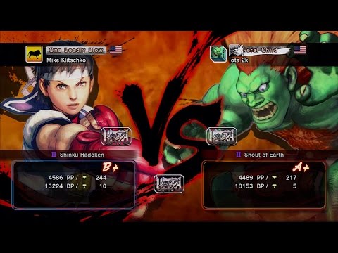 Mike Klitschko [#10 Sakura] vs ota 2k [#5 Blanka] USF4