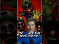TOO LATE EXE GOOD ENDING Shorts Mario Exe Luigi Marioexe Luigiexe Horror Ending Creepypasta