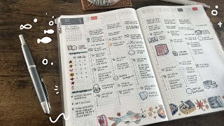 Weekly Plan With Me: A Fishy Week 🐟 | Hobonichi Cousin