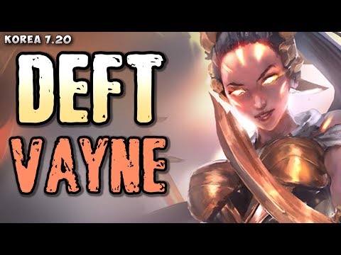 KT Deft (1065 LP) Vayne (w Lulu) v Draven/Blitzcrank matchup - Korea 7.20