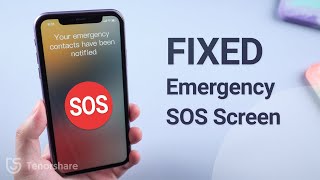 Fix iPhone Stuck on Emergency SOS Screen/Your Emergency Contacts Have Been Notified