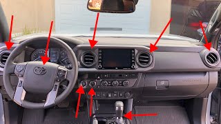 3RD GEN TACOMA INTERIOR CHROME DELETE INSTALLATION!!!  *Must Do!!*