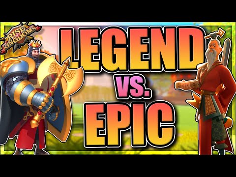 When a Legendary is better than an Epic [Commanders in Rise of Kingdoms - rok]