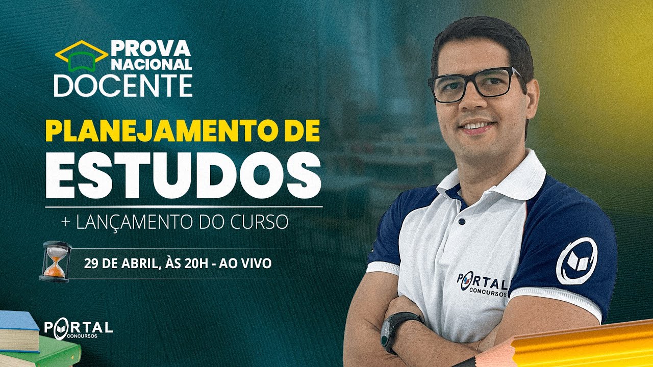 PROVA NACIONAL DOCENTE 2025: PLANEJAMENTO DE ESTUDOS!