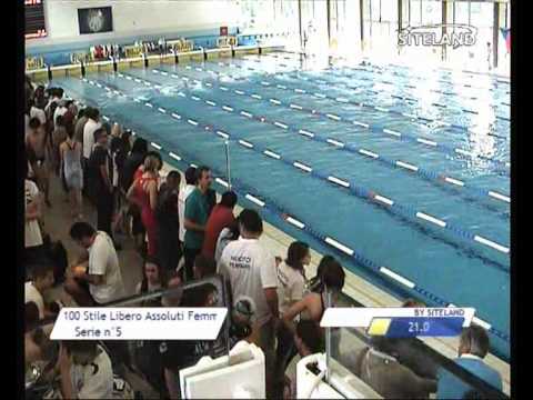 Serie 5 dei 100 Stile Libero  Assoluti F Agonisti - 7 Meeting City of Lignano