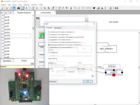Übung Lichtschalter mit dem STM32 und SiSy