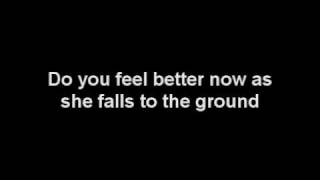 Red Jumpsuit Apparatus -Face Down (As She Falls To The Ground) With Lyrics