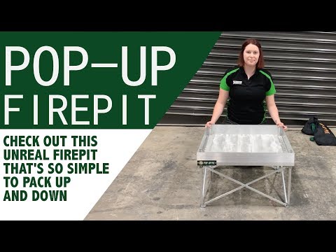 Fireside Industries Pop Up Firepit Review | How To Setup!