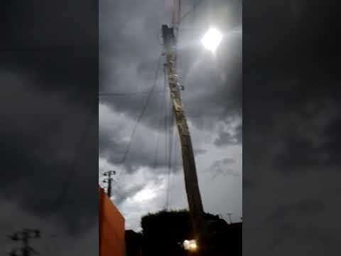 olha o tempo por cima da cidade de itajá Goiás,as 18 hs 40 minutos,06/04/2026