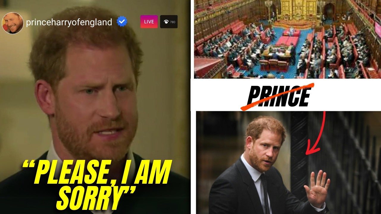 Prince Harry LOSES IT After House of Lords Moves to STRIP His Royal Titles!?