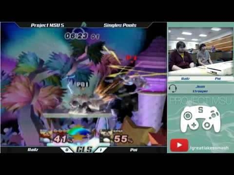 Project MSU 5 Pools - Railz (Sheik/Yoshi) vs. Poi (Sheik/Ivysaur)