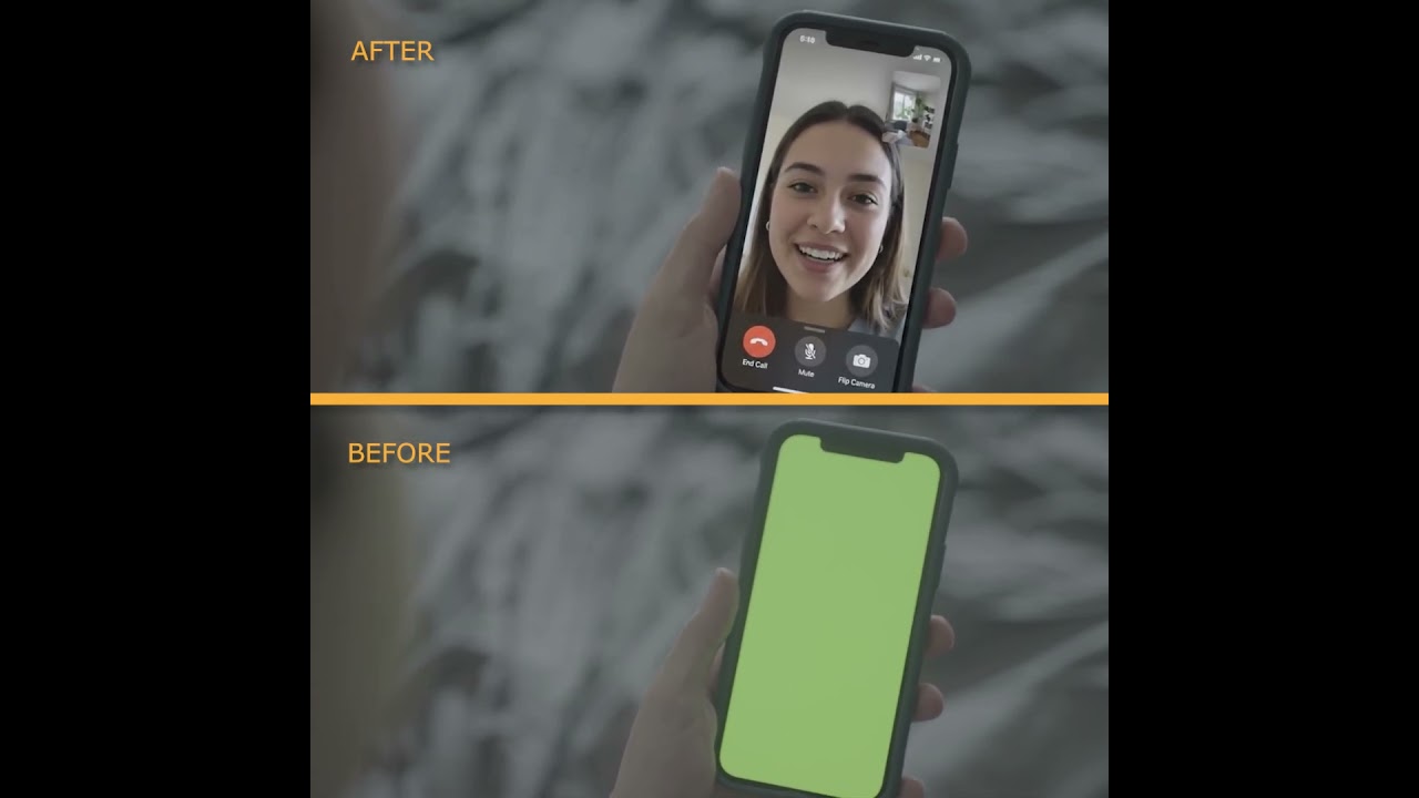 Screen Replacement VFX with AI — Before & After 📱