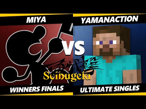 Seibugeki 15 Winners Finals - Miya (Game & Watch) Vs. Yamanaction (Steve) Smash Ultimate - SSBU