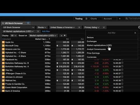 Creating a Screener List in ELANA Global Trader