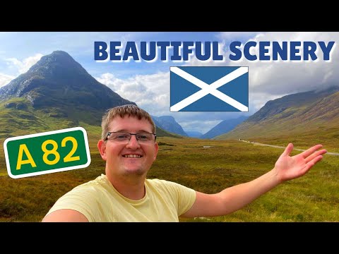 Driving The A82 In Scotland! BEAUTIFUL SCENERY Throughout Glencoe & Loch Lomond!
