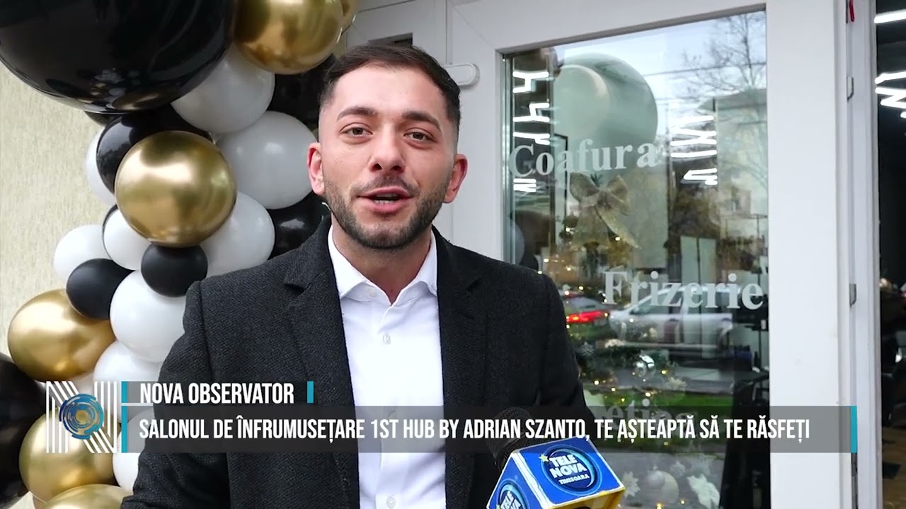 SALONUL DE ÎNFRUMUSEȚARE 1ST HUB BY ADRIAN SZANTO, TE AȘTEAPTĂ SĂ TE RĂSFEȚI