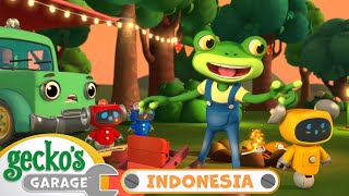Download lagu Bencana saat Berkemah, Gecko Menyelamatkan Hari |  lebih Video untuk Anak-Anak | Garasi Gecko mp3