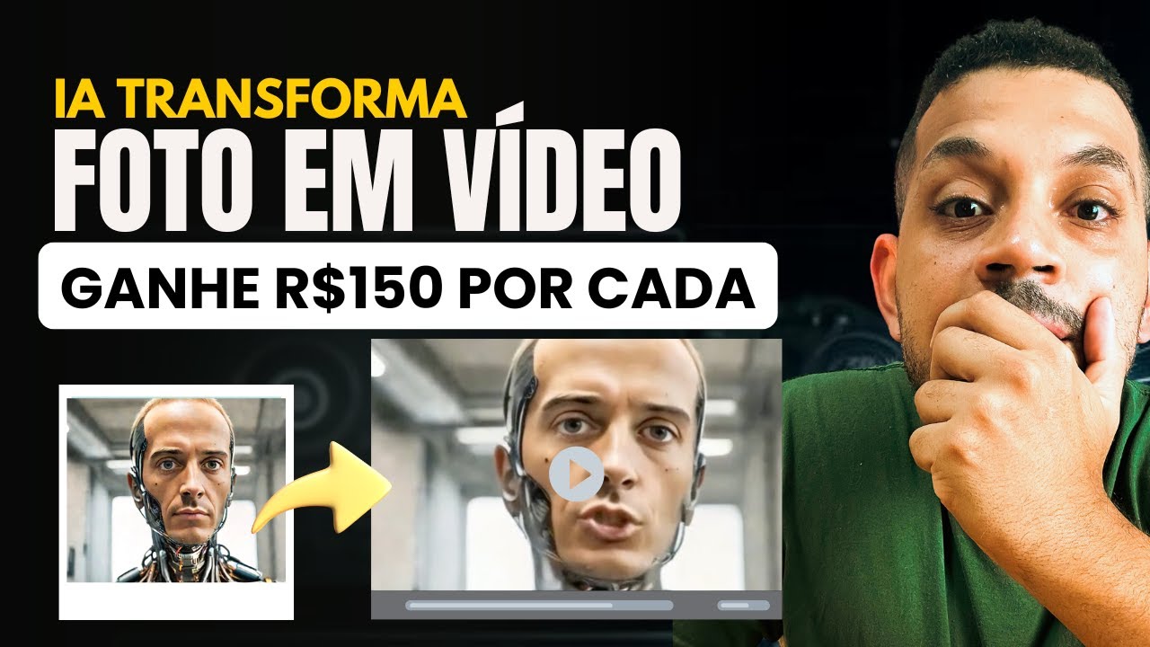 IA faz QUALQUER FOTO FALAR e rende 150 reais (avatar falante grátis)
