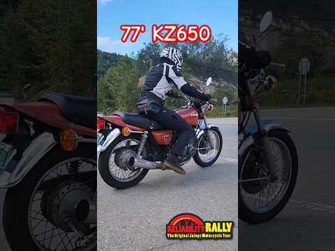 This 1977 Kawasaki KZ650 makes delicious noises. #vintagemotorcycles #vintagemotorcycles vintagemot
