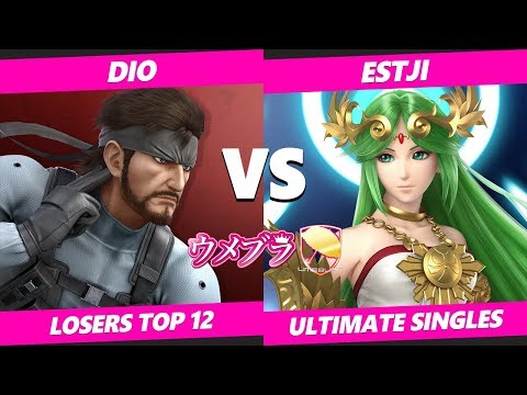 Umebura SP5 SSBU - DIO (Snake) Vs. R2G | Estji (Palutena) Smash Ultimate Tournament Losers Top 12