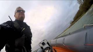 Grafham Water Sailing Club Searider Rib Now 2015 40 Knots wind approx Buoy retrieval and Montoring